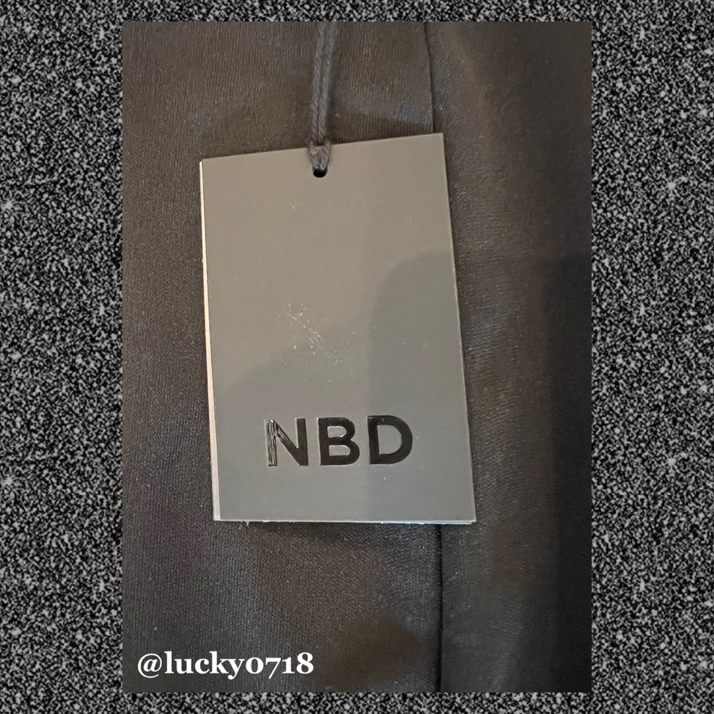 NBD NWT Kate Mini Dress in Black Sz S - Picture 6 of 7